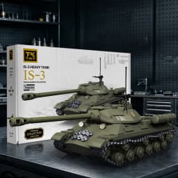 1421Pcs SU Series Tank IS-3 Heavy Tank WWII Military Building Blocks for Puzzle Assembly as a Birthday Gift