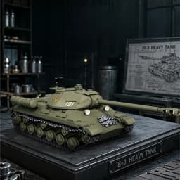 1421Pcs SU Series Tank IS-3 Heavy Tank WWII Military Building Blocks for Puzzle Assembly as a Birthday Gift