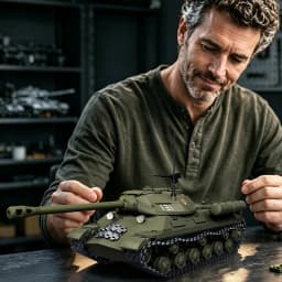 1421Pcs SU Series Tank IS-3 Heavy Tank WWII Military Building Blocks for Puzzle Assembly as a Birthday Gift