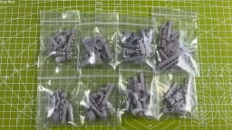 1: 35 Die Casting Resin Model Assembly Kit US Special Forces Parachute Model 7 People Including Rope Grey Model