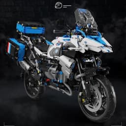 Tai Gao Le 1:5 motorcycle city sports fast racing motorcycle desktop ornament toy model building block boy gift toy