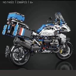 Tai Gao Le 1:5 motorcycle city sports fast racing motorcycle desktop ornament toy model building block boy gift toy