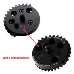 Presale Super High Speed CNC Steel Cut 40Cr Series Tactical Gear Set 12:1/13:1/16:1/18:1 for Version 2/3 Gearbox