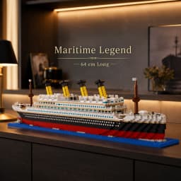 4404PCS Titanic Building Blocks Cruise Ship Mini Assemble Bricks Model DIY Toys Kits Desktop Decoration Holiday Gifts For Adult
