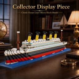 4404PCS Titanic Building Blocks Cruise Ship Mini Assemble Bricks Model DIY Toys Kits Desktop Decoration Holiday Gifts For Adult