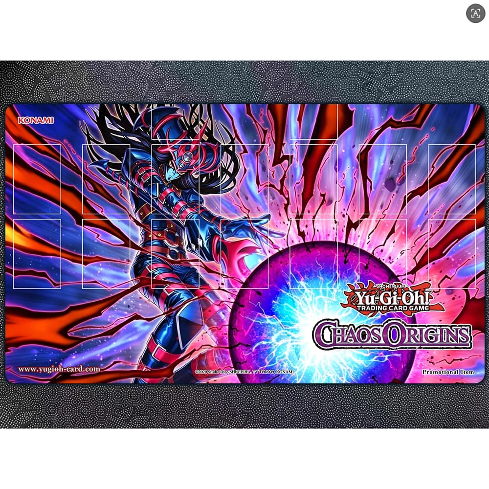 Yu-Gi-Oh Playmat Black Chaos the Dark Chaos Magician Card Pad Custom YGO Mat KMC TCG YuGiOh Mat-274