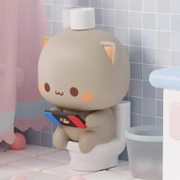 Cute Cat Series 4 Blind Box, Surprise Collection Figures Mini Doll Set for Desk Decor Birthday Gift Mystery Ornament Collectible