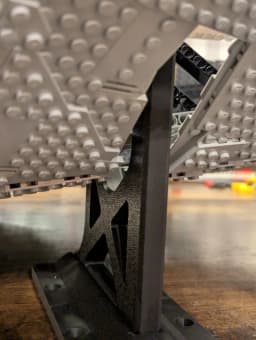 DIY Wall Display Bracket Building Block Wall Mount Holder for LEGO Empire Star Destroyer #75252