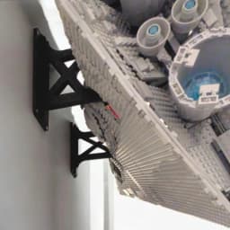 DIY Wall Display Bracket Building Block Wall Mount Holder for LEGO Empire Star Destroyer #75252