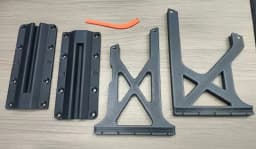 DIY Wall Display Bracket Building Block Wall Mount Holder for LEGO Empire Star Destroyer #75252
