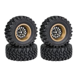 Carbon Fiber Alloy 1.2 Inch Beadlock Wheel Hub Rims for 1/18 TRX4M SCX24 FMS FCX18 FCX24 Furitek RC Car Metal Upgrade Parts