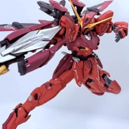 MG RGX-00 1/100 White & Red Testament Assembly Model Kit Action Figure Anime Mecha Toy With Water Decal & Display Base Boy Gift