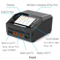 ToolkitRC M6DAC V2 Charger 1-6S Intelligent Control 2-Channel 2CH AC/DC BAT Model Toy Car Lithium BBattery Fast Charging Device