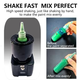 SHANGSE Paint Shaker Cordless Tool for Model Paints Acrylic Tattoo Ink Portable Auto Shut-off Hands-Free Shaking Machine