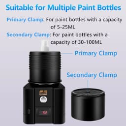 SHANGSE Paint Shaker Cordless Tool for Model Paints Acrylic Tattoo Ink Portable Auto Shut-off Hands-Free Shaking Machine