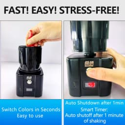 SHANGSE Paint Shaker Cordless Tool for Model Paints Acrylic Tattoo Ink Portable Auto Shut-off Hands-Free Shaking Machine