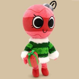 35cm Dandys World Pretty Present Coal Plush Doll Cute Soft Stuffed Plush Toy Magnetic Christmas Present Pendant Home Decor Gifts