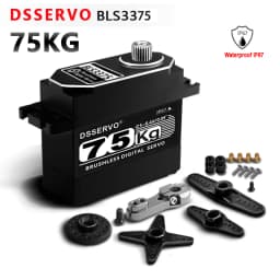 1xBLS3355 Update Servo 25KG 35KG 55KG 75KG Full Metal casing Digital Servo Baja Servo Waterproof Servo for Baja Cars
