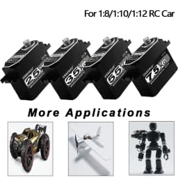 1xBLS3355 Update Servo 25KG 35KG 55KG 75KG Full Metal casing Digital Servo Baja Servo Waterproof Servo for Baja Cars