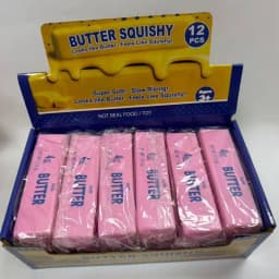 2026 Hot Butter Squishy Pu Slow Rising Squeeze Creative Multicolor Stress Relief Simulated Butter Anxiety Relief Fidget Toy