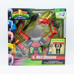 Playmates Power Rangers Mega Thunderzord Action Figure Re-Ignition Ultimate Combiner Robot Collect Lord Zedd Tigerzord Dinozords
