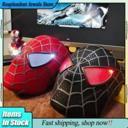 New 3d Mask anime Faceshell Detachable Lenses 1:1 Mascara Halloween party Cosplay Costume Superhero Collection Model