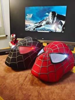 New 3d Mask anime Faceshell Detachable Lenses 1:1 Mascara Halloween party Cosplay Costume Superhero Collection Model
