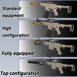 Nylon SLR Electric Gel Ball Blasting Toy Gun, Automatic Splash Ball Launcher, Suitable for Outdoor Shooting Games [No Ammo]