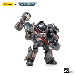 JOYTOY Warhammer 40,000 1/18 Action Figures Grey Knights Castellan Crowe Grey Knights Terminator Caddon Vibova