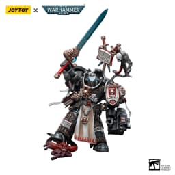 JOYTOY Warhammer 40,000 1/18 Action Figures Grey Knights Castellan Crowe Grey Knights Terminator Caddon Vibova