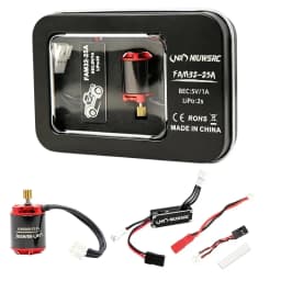 For SCX30 1212 5000KV Outer Rotor Brushless Motor 25A Combo for 1/24 1/30 Axial SCX30 Ford Bronco SCX24 RC Crawler Upgrade