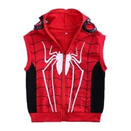 Movie Peripheral Marvels Superhero 3pcs/set Costume Autumn Sleeveless Hooded Vest T-shirt Pant Tracksuit Outfits Birthday Gift
