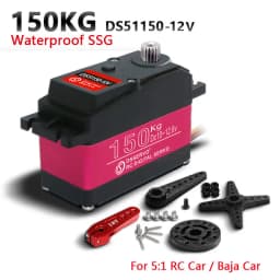 Upgraded DS51150 Dsservo 150Kg High Torque Digital Servo Suitable For Remote Control Car Steering Robot RM 12V/24V