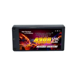 Original TERANTY 2S 7.6V 4200mAh 120C/240C Drift Big Foot Remote Control Racing Model Car Tank Toy Hard Shell Lipo Battery