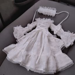 30cm 1/4 1/6 bjd baby clothes 1/4 doll court lolita skirt SD retro dress princess dress