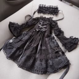 30cm 1/4 1/6 bjd baby clothes 1/4 doll court lolita skirt SD retro dress princess dress