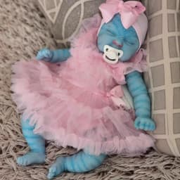 Original NPK 19inch Peaches Avatar Full Body Vinyl Reborn Baby Doll Handmade Realistic 3D Skin Waterproof Bath Collectible Toy