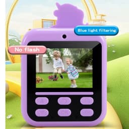 Children's Instant Camera Unicorn Cartoon Design High-Definition Dual Camera Thermal Instant Printing Can Take Photos and Videos Educational Toy Gift/Cartoon Unicorn Children's Digital Camera Thermal Instant Printing Instant Camera Can Take Photos and Print Fun Children's Toy/Children's Instant Camera Thermal Instant Printing Camera High-Definition Photo and Video Recording Educational Gift for Girls