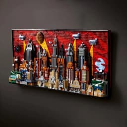 In stock new product MOC Gotham City building block toy premium decorative wall holiday gift