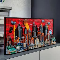 In stock new product MOC Gotham City building block toy premium decorative wall holiday gift