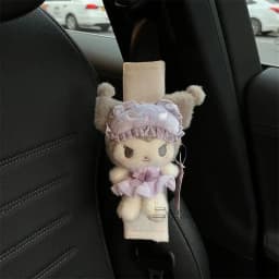 Cartoon Cat Car Seat Belt Shoulder Cover Rabbit Dog Doll Cartoon Car Interior Accessories Seat Belt Protective Cover Girl Gift