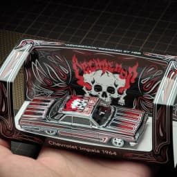 97m 1:64 1964 Impala LowRider Gypsy Rose / ARCHDEMON Diecast Model Car