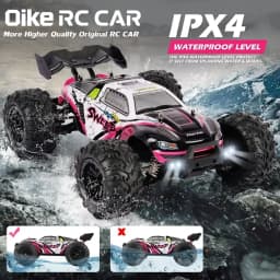 Oike 4WD Super Brushless 80KM or 50KM/H RC Car With LED Remote Control Cars High Speed Drift Racing 4x4 Off Road Buggy Truck Toy