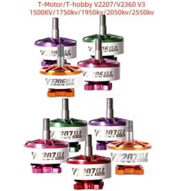T-Hobby Velox V2207 /V2306 V3 1500kv 8S / 1750KV 1950KV 5-6S / 2550KV 4S Brushless Motor For FPV Drone Quadcopter Freestyle RC