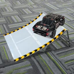Darksky RC Off-Road Car with Folding Jump Ramp Nylon Curved Slope Platform for Model Trucks Remote Control Toy