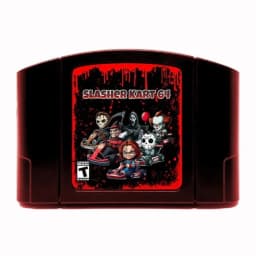 N64 Game Cassette, US Version, Slasher Kart 64, 64-bit English Game Cassette, Collection Hobbies, Toy Gifts