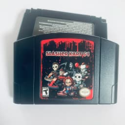 N64 Game Cassette, US Version, Slasher Kart 64, 64-bit English Game Cassette, Collection Hobbies, Toy Gifts