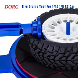 Wheel Tire Glue Helper Tool for 1/10 1/8 RC – Cementing Station for On-Road Off-Road Drift Upgrade Parts