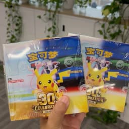IN STOCK 100% Official Pokemon 30th Celebration Booster Packs FUR Card 30thC Collectible Simplified Chinese PTCG Cards Gifts