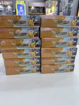IN STOCK 100% Official Pokemon 30th Celebration Booster Packs FUR Card 30thC Collectible Simplified Chinese PTCG Cards Gifts